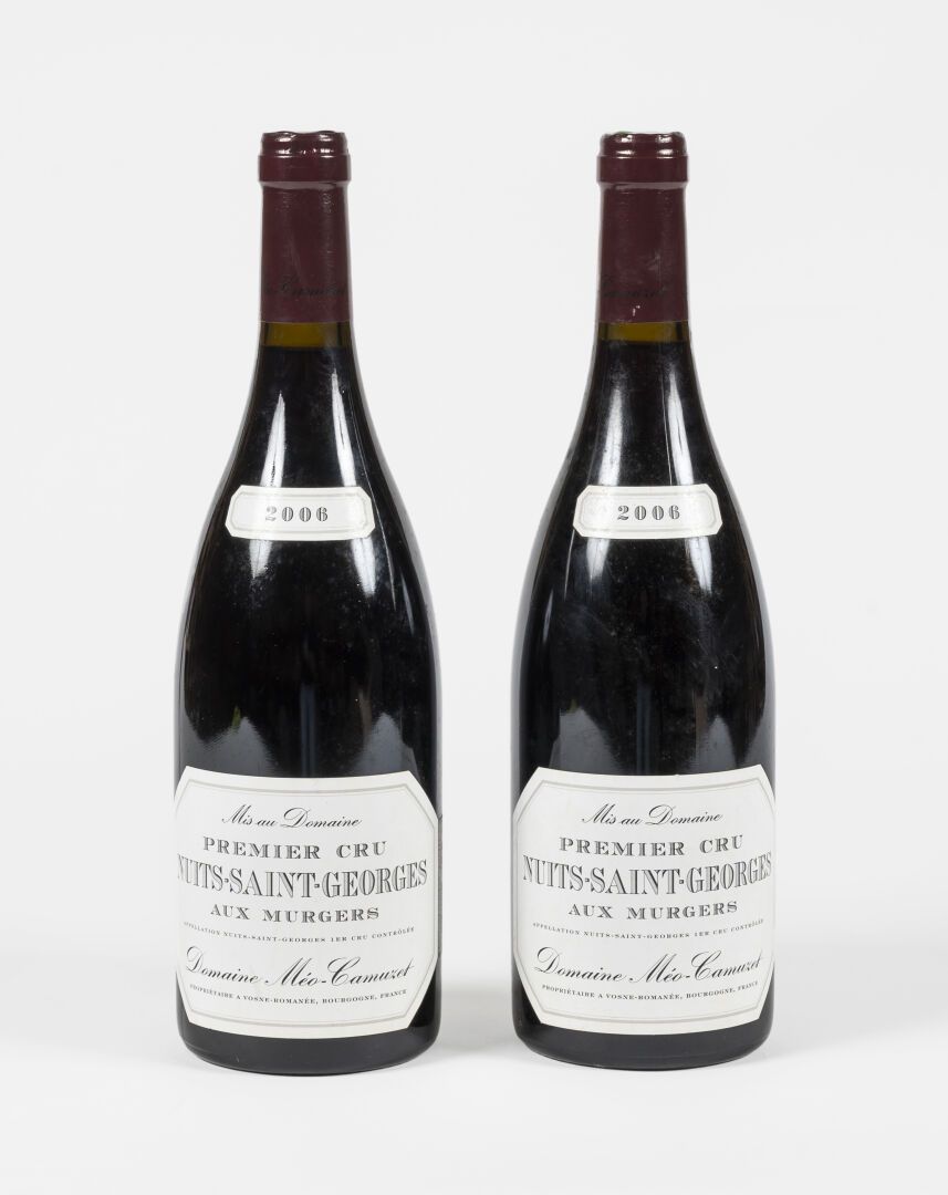 2 bouteilles Nuit Saint-George 1er cru, Aux Murgers, Domaine Méo-Camuzet 2006 2瓶&hellip;