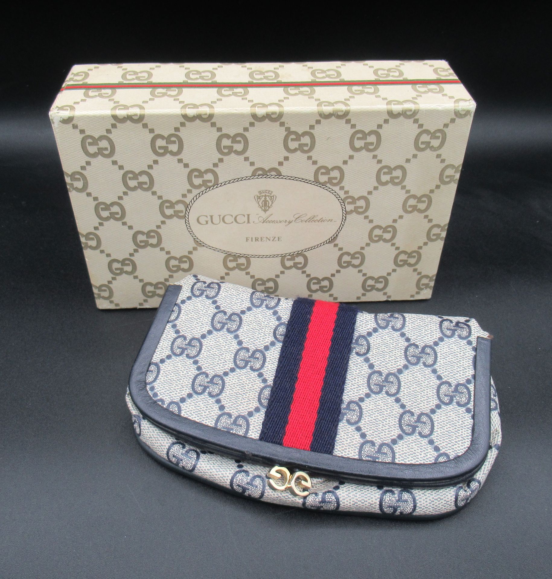 GUCCI GUCCI Accessory Collection . Etui vanity/maquillage, avec miroir vintage. &hellip;
