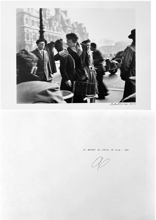 Robert Doisneau "Le baiser de l'Hotel de Ville". Gelatin silver print. Year 1950&hellip;