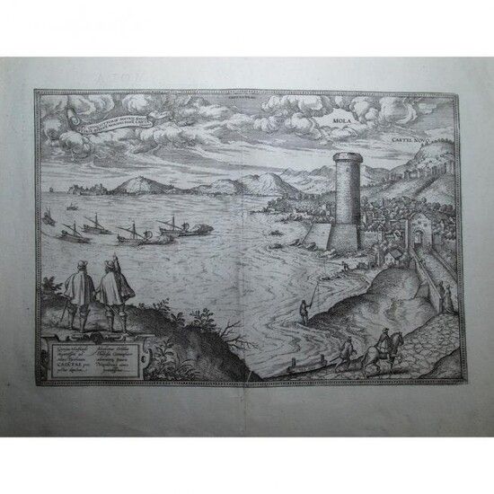 Mola - Castel Novo - Georg Braun & Frans Hogenberg 1582年莫拉 - 新堡。- Georg Braun & &hellip;