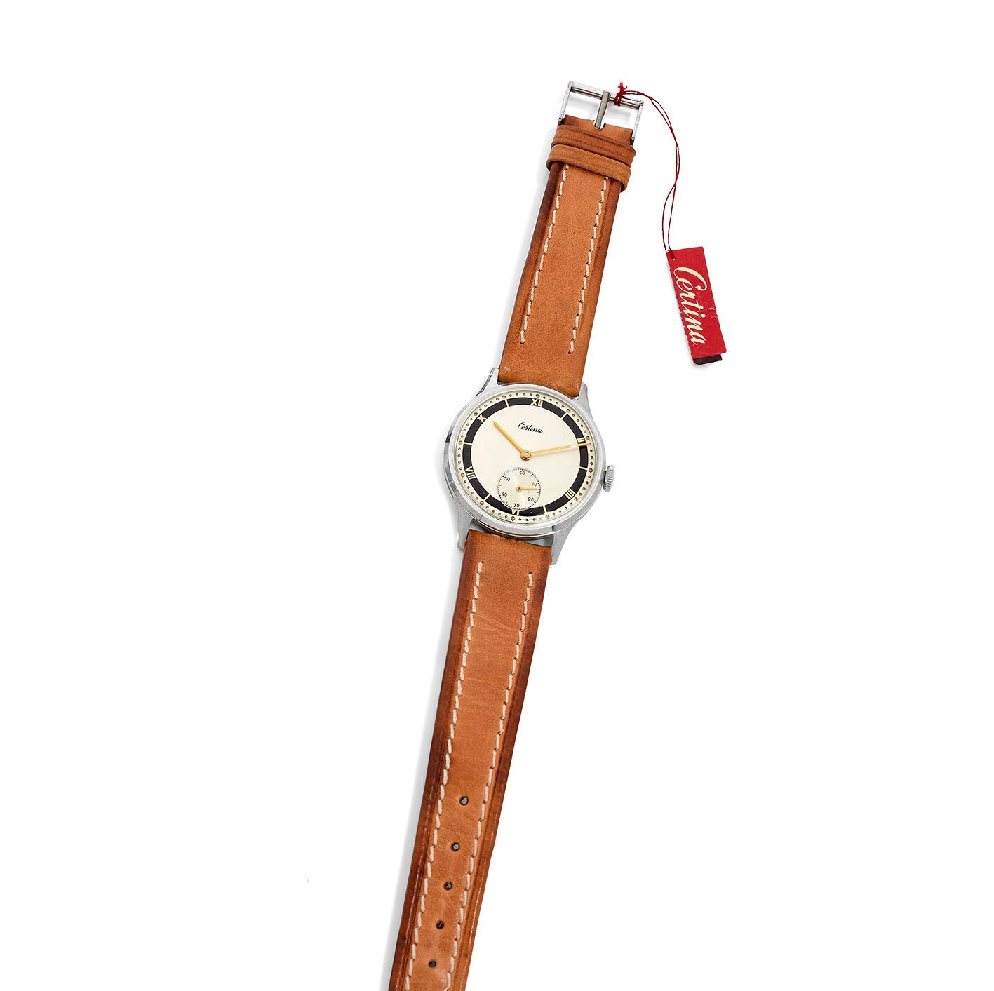 CERTINA CERTINA 
Reloj de pulsera de caballero de acero y metal, circa 1950, esf&hellip;