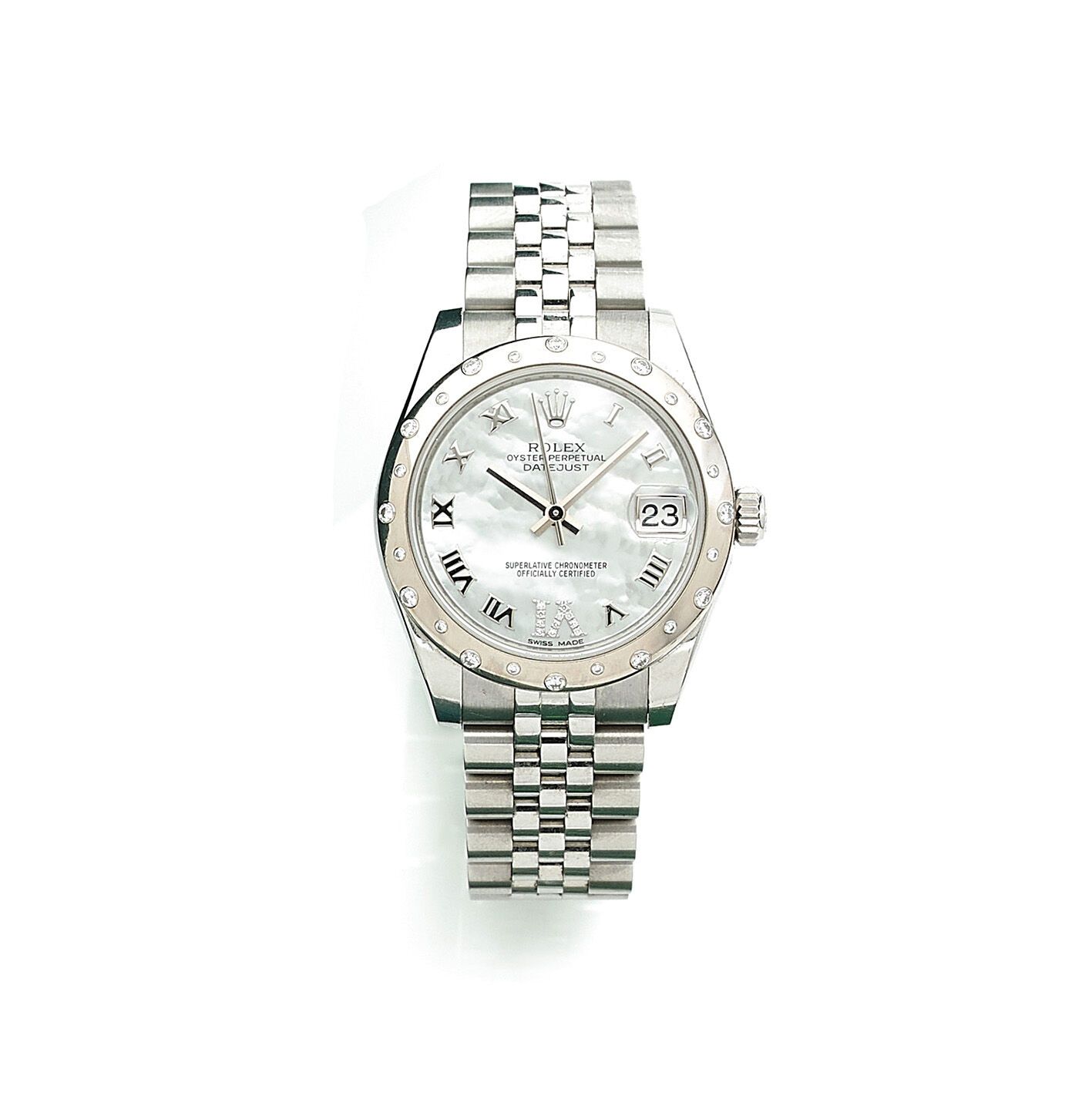 ROLEX DATEJUST 31 ROLEX DATEJUST 31
Steel women's wristwatch, circa 2015, refere&hellip;