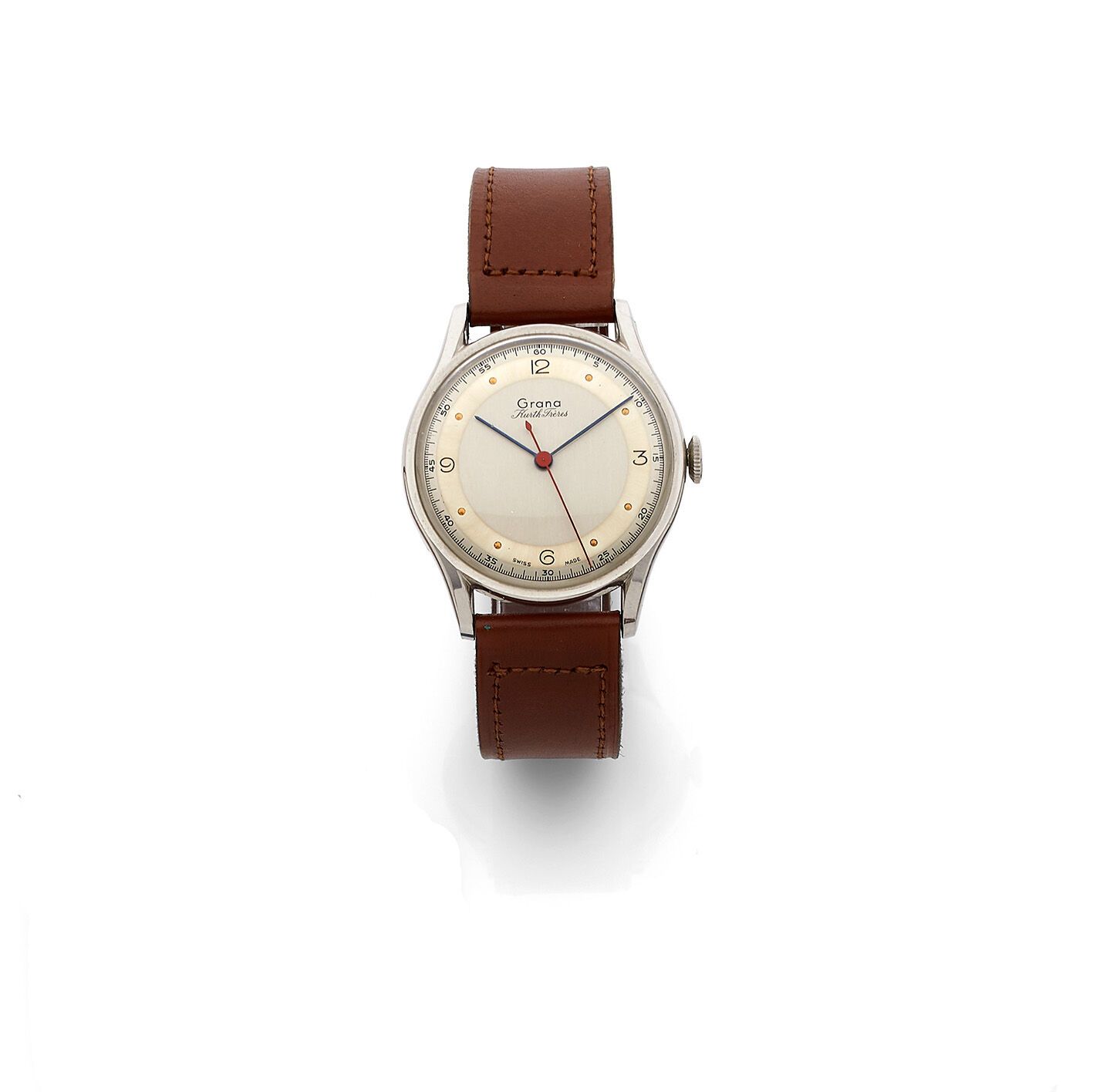 GRANA - KURTH FRERES GRANA - KURTH FRERES 
Men's stainless steel wristwatch, cir&hellip;