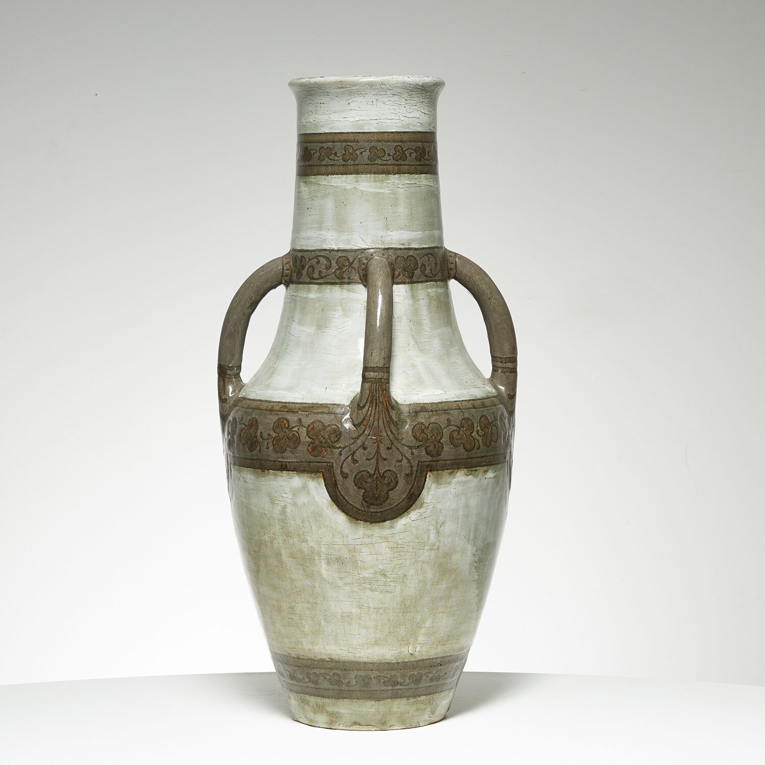 AUGUSTE DELAHERCHE (1857-1940) AUGUSTE DELAHERCHE (1857-1940)
Important vase en &hellip;