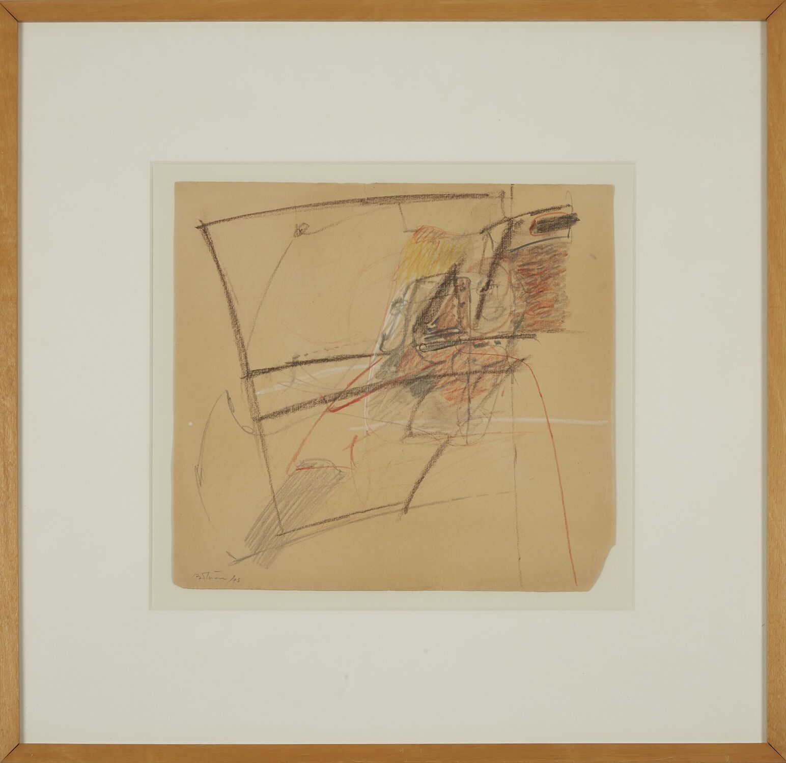 ALBERT BITRAN (1929-2018) 阿尔伯特-比特朗（1929-2018）
无题
炭笔和粉彩画，左下角有签名和 75 年的日期
炭笔和粉彩画，左&hellip;