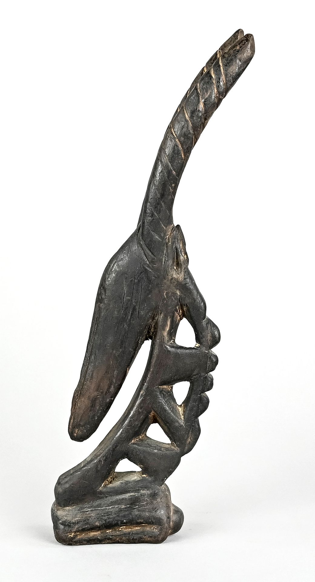 Null Petite figure d'antilope simple Tjiwara, Bambara, Mali, dans le style abstr&hellip;