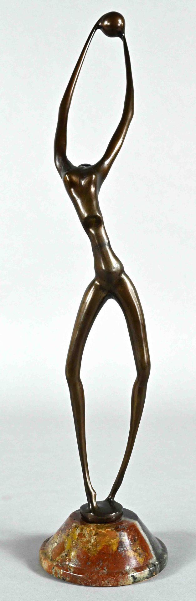 Null Hattakitkosol, Somchai (1934 - 2000 Thailand), bronze figure, "Dancer with &hellip;