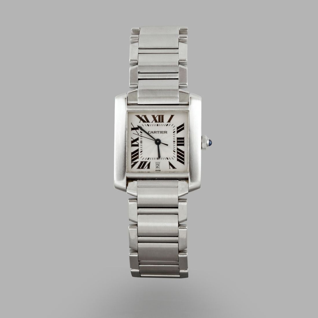 Null Cartier Tank Francaise" Damenarmbanduhr