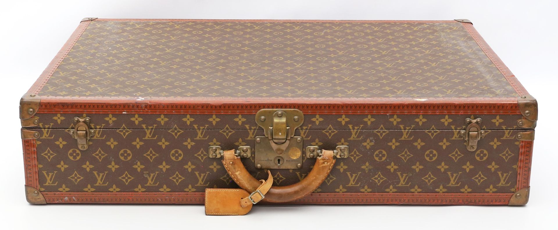 Suitcase Alzer 80, Louis Vuitton. Monogram canvas, bro…
