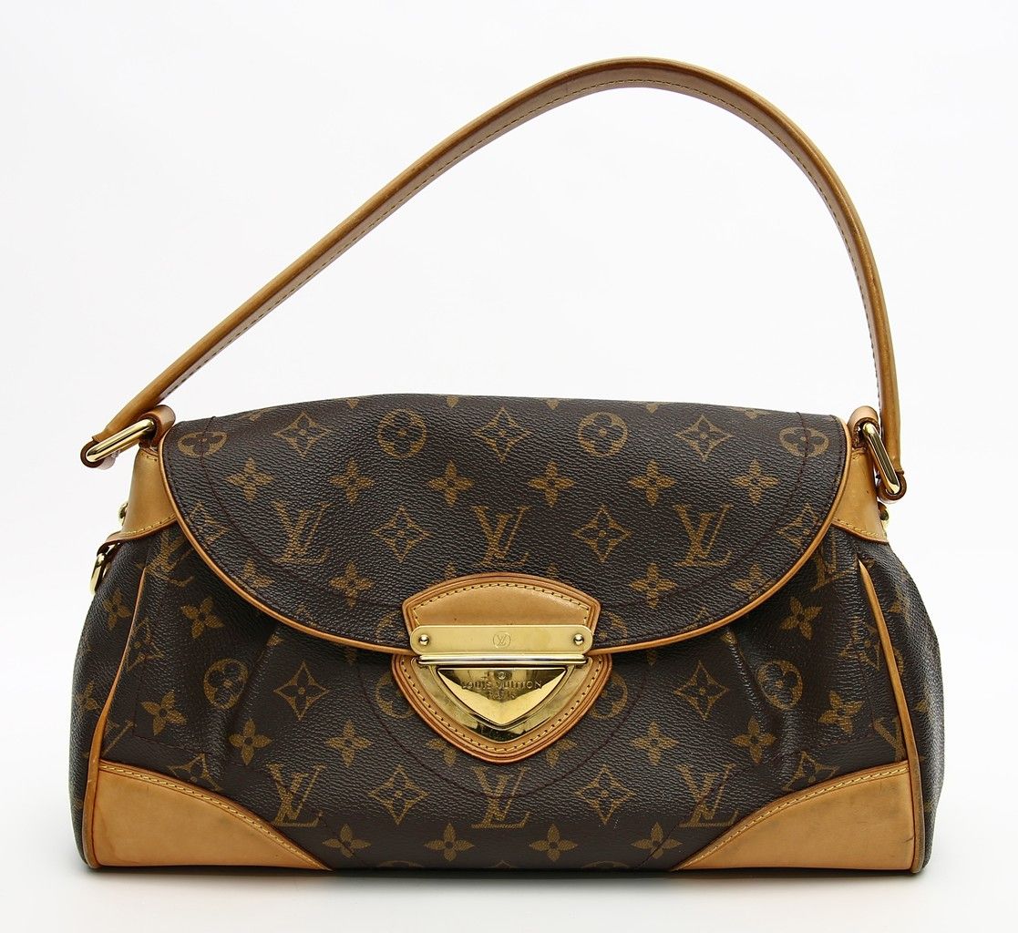 Limitierte Handtasche "Beverly MM", Louis Vuitton. Monogramme en toile, finition&hellip;