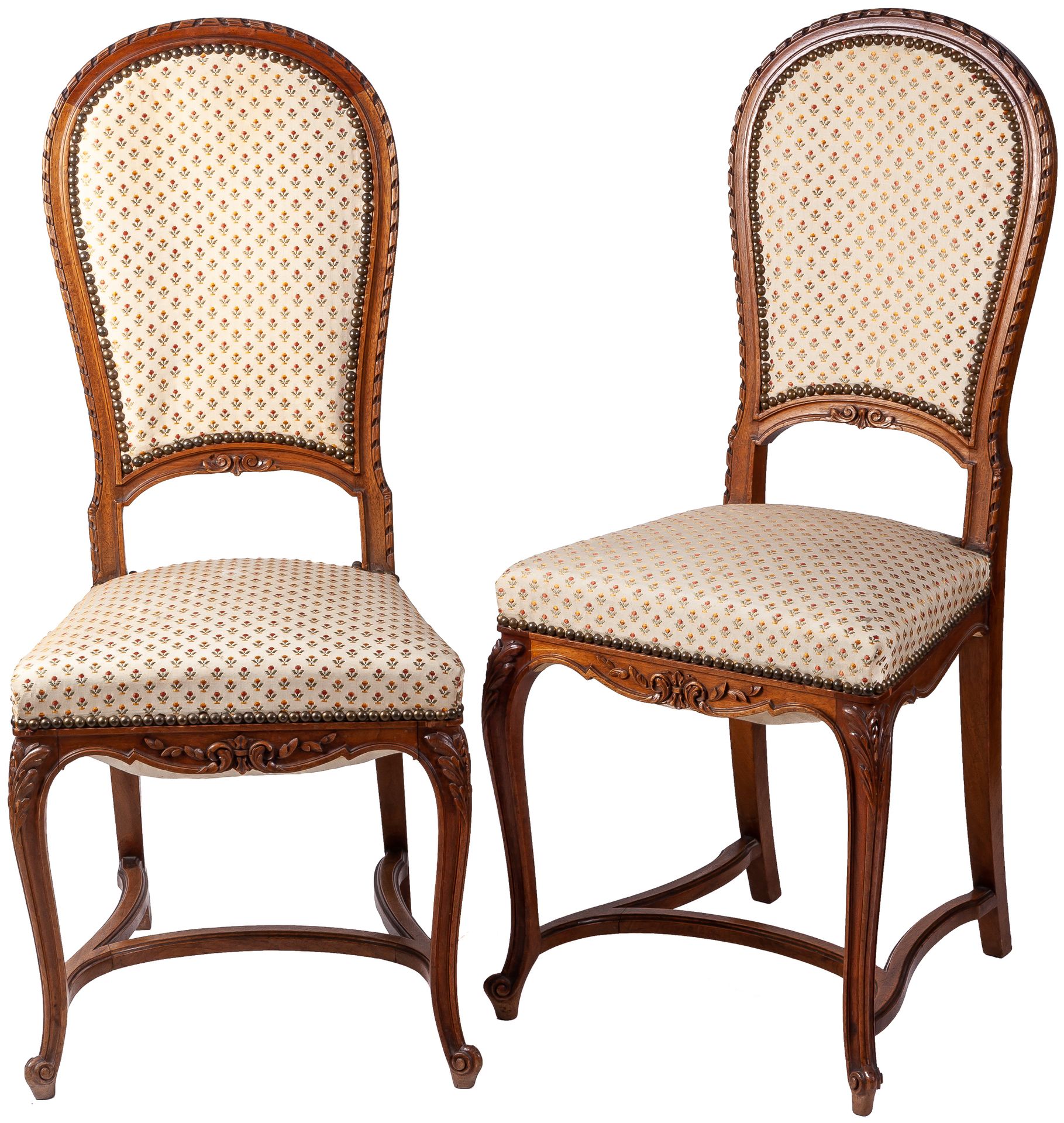 Null A pair of Louis XV / Louis XVI Transitional style chairs. 20th Century

200&hellip;