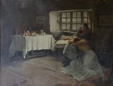 Null La tristesse. 1912. Toile, 80 x 105.