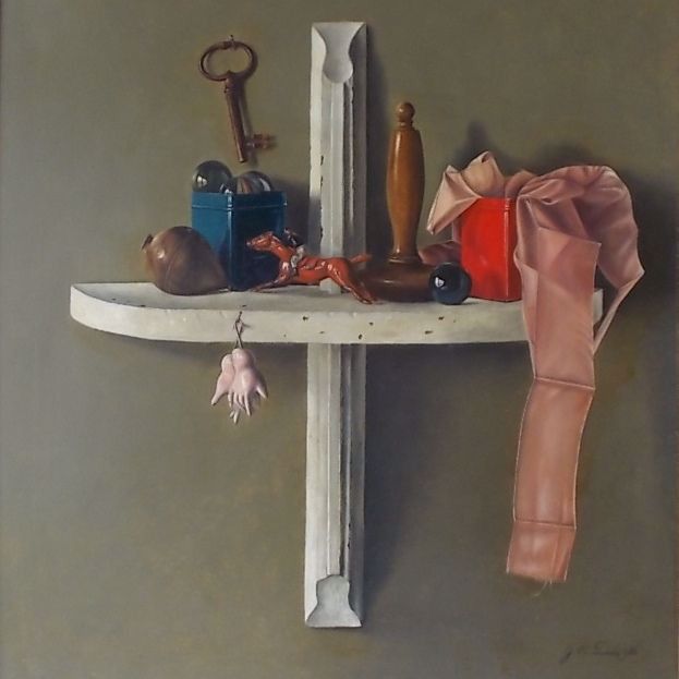 Null Still life. 1986. Panel, 52 x 48.