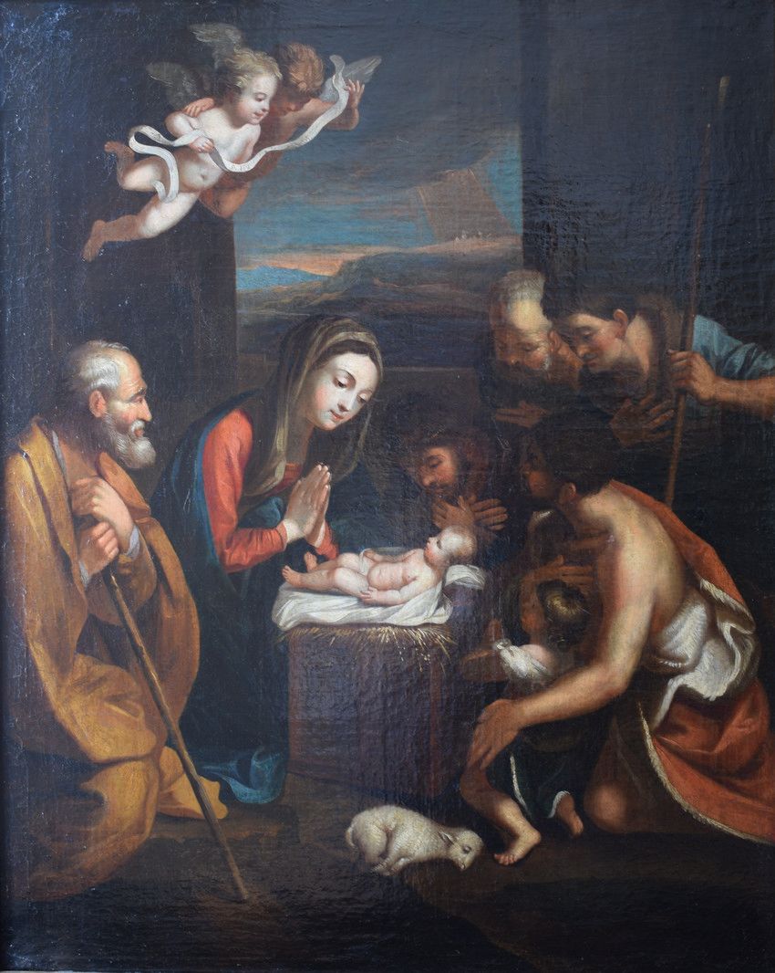 Null Adoration of the Shepherds. Canvas, 80 x 63.