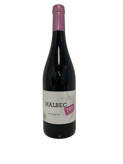 VIN 1 carton de 6 Cuvée : Malbec 760 rouge Château Armandière