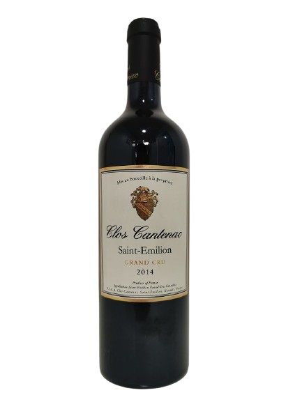 VIN 1盒6个圣埃米利永特级红葡萄酒2014 Clos Cantenac