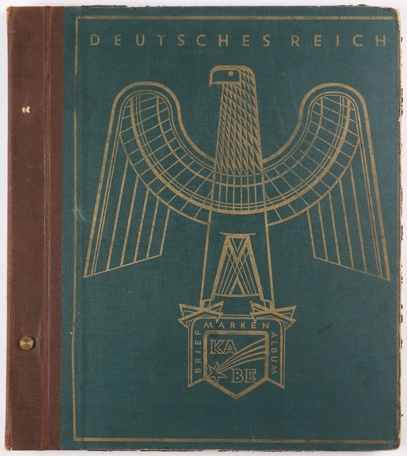 Null Album de timbres - KABE - Album illustré vert de Kabe, Deutsches Reich, par&hellip;