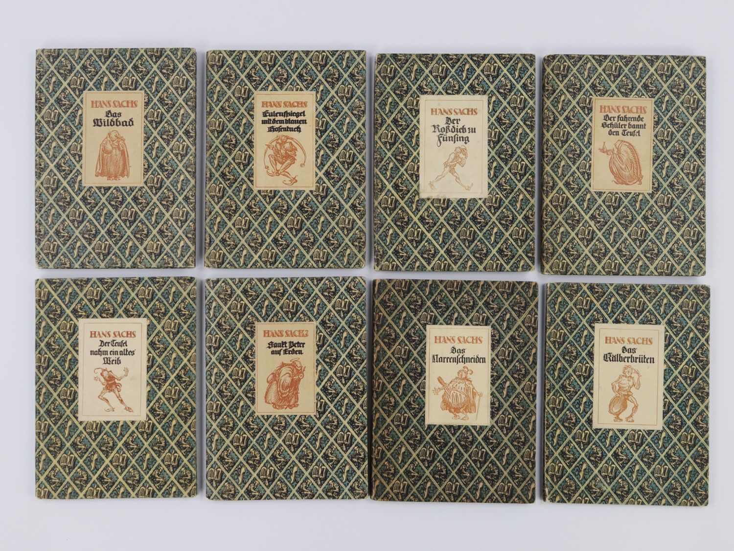 Null Coffret Hans Sachs - 8 volumes, couverture rigide, Erich-Matthes-Verlag Lei&hellip;