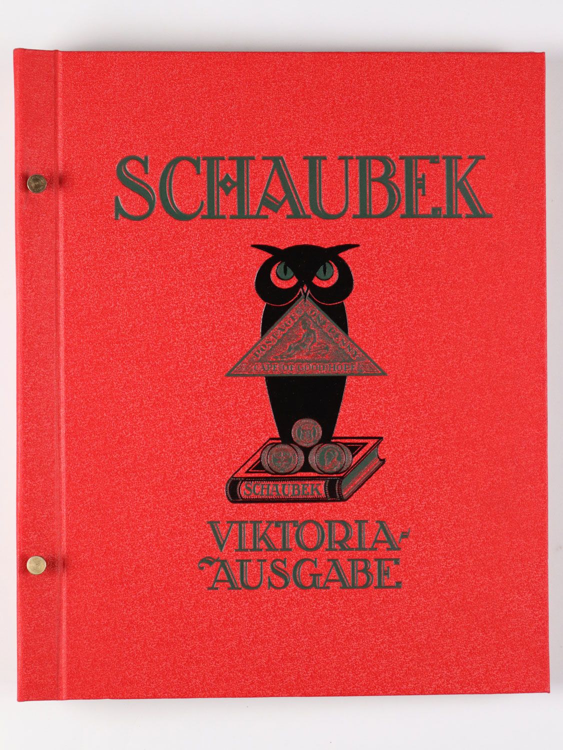 Null Album de timbres - Schaubeck - album de timbres rouge illustré de Schaubeck&hellip;