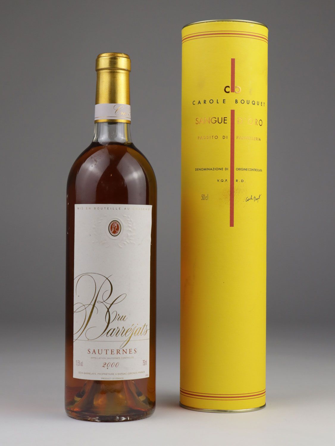 Null Wine - mixed lot - 2 bottles: 1x Carolee Bouquet, 2002, Sangue d' oro, Pass&hellip;