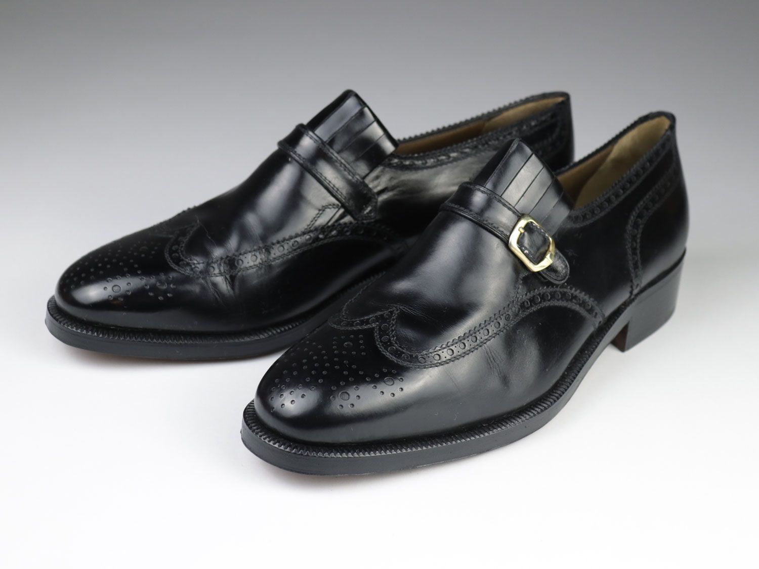 Null Dodoni - Chaussures pour hommes - Italie, mocassins en cuir noir, non porté&hellip;