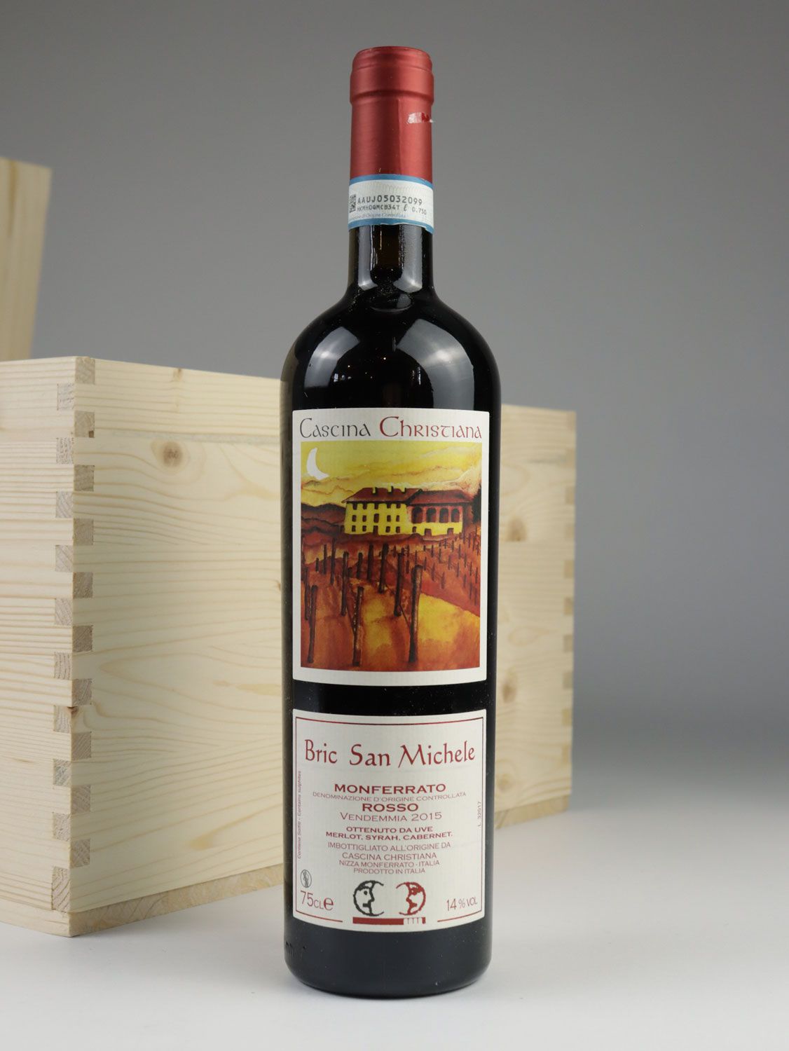 Null Red wine - 6 bottles, Cascina Christiana, Bric San Michele, Monferrato, Ros&hellip;