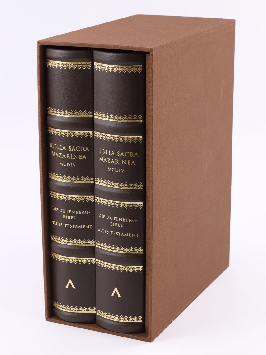 Null Gutenberg Bible Faksimele - Reprint Biblia Sacra Mazarinea 2 vol. Avec livr&hellip;