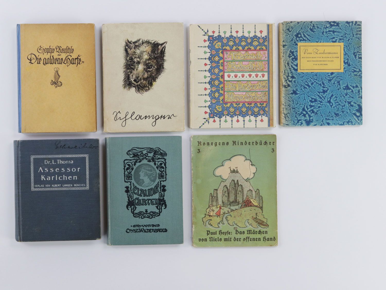 Null Coffret de livres Art Nouveau - 7 pièces, divers. Éditions et éditeurs, 190&hellip;