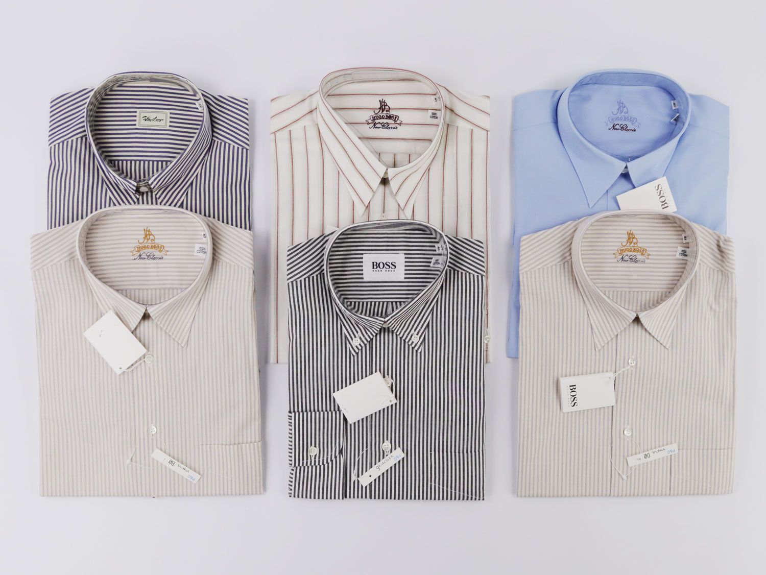 Null Boss/Windsor - Chemises pour hommes - 6 chemises, Boss et Windsor, différen&hellip;