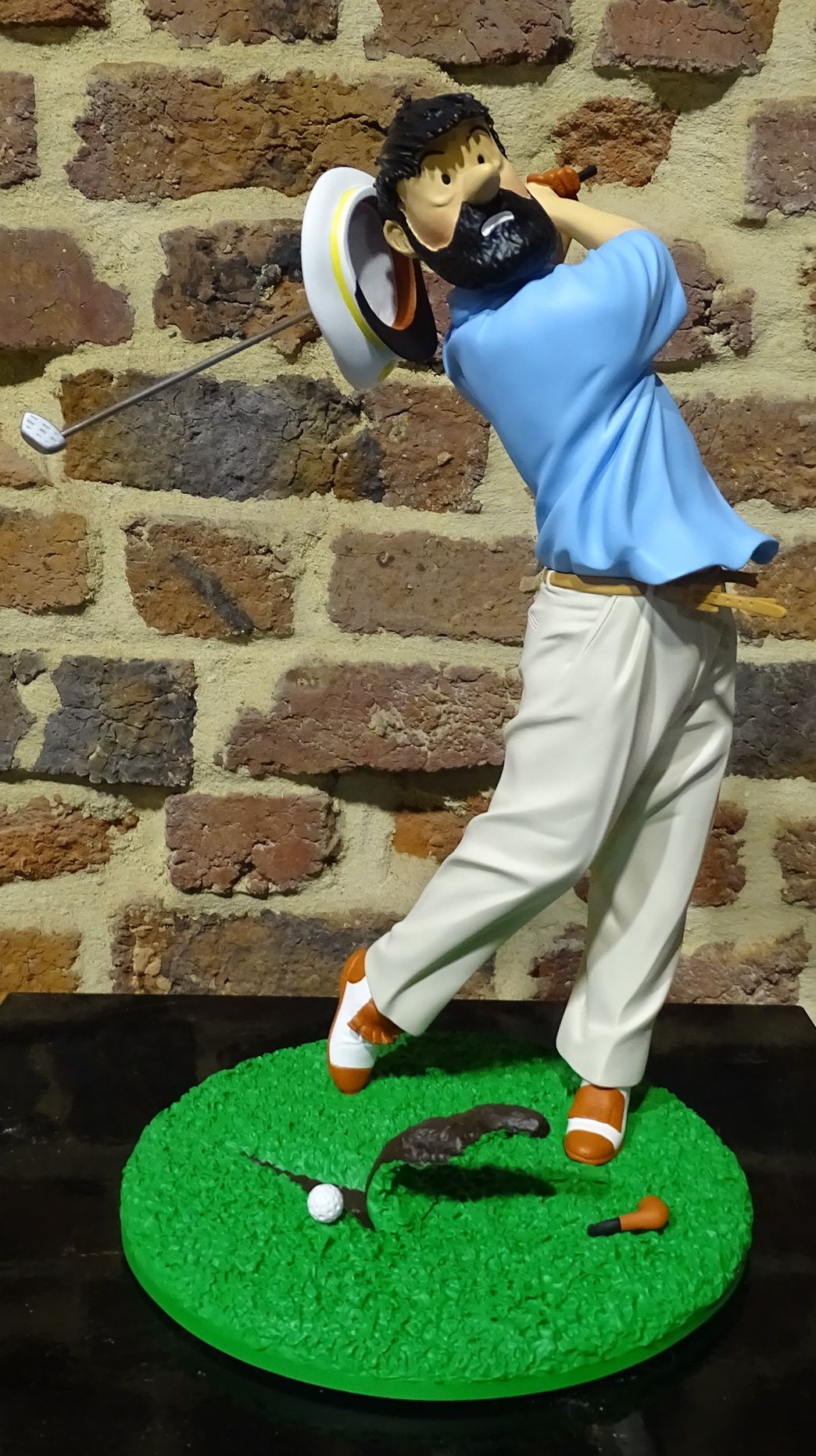 Tintin & Hergé Figurine Capitaine Haddock en golfeur, pièce de collection origin&hellip;