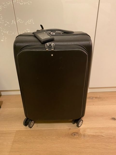 MONTBLANC Nouveau valise de voyage roller Montblanc, la poignée ne coulisse pas,&hellip;