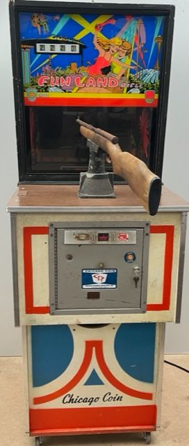 Rétromobilia Pièce de monnaie Chicago - 1974 - fun land - jeu de tir d’arcade à &hellip;