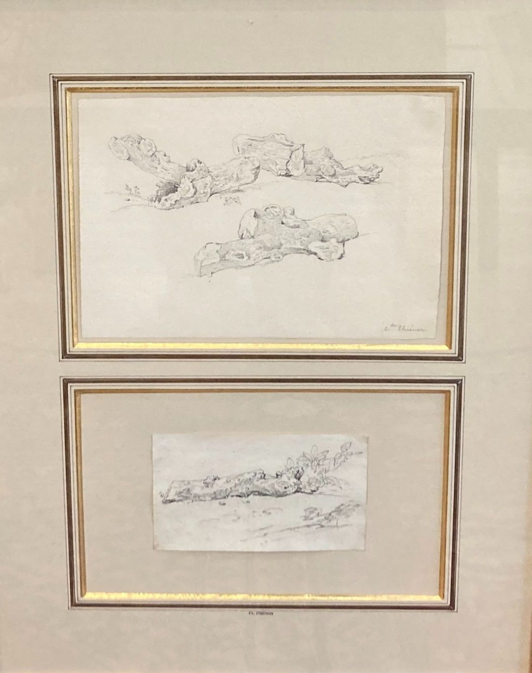 Null 法国学校。19世纪

躯干

一套两张图。一个签署了Thenon

17x24和8x15厘米