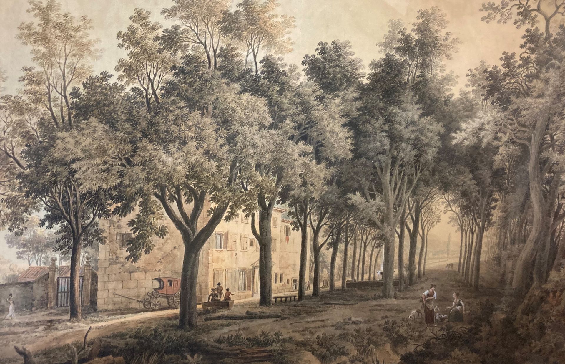 Null Jean Antoine CONSTANTIN D'AIX (1756-1844)

Landscape 

Watercolor on paper
&hellip;