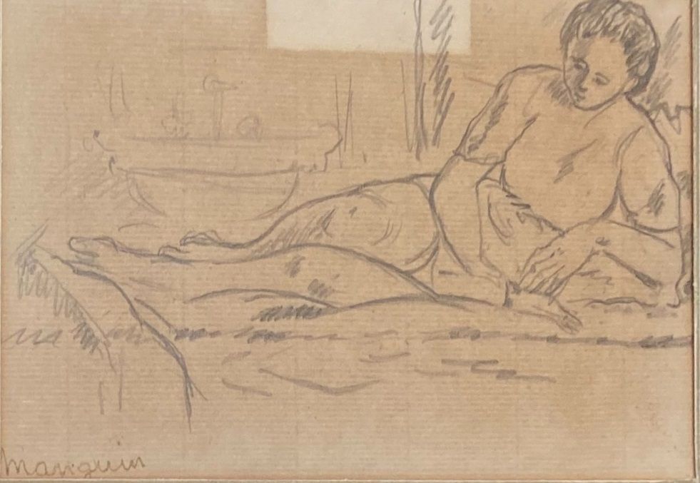 Null Henri MANGUIN (1874-1949)

Desnudo 

Grafito sobre papel. Firmado abajo a l&hellip;