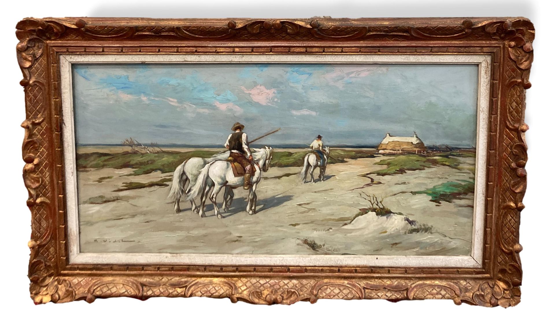 Null 古斯塔夫-维达尔(1895-1966)

卡马格地区的加尔迪人

布面油画。左下方有签名

45x90厘米