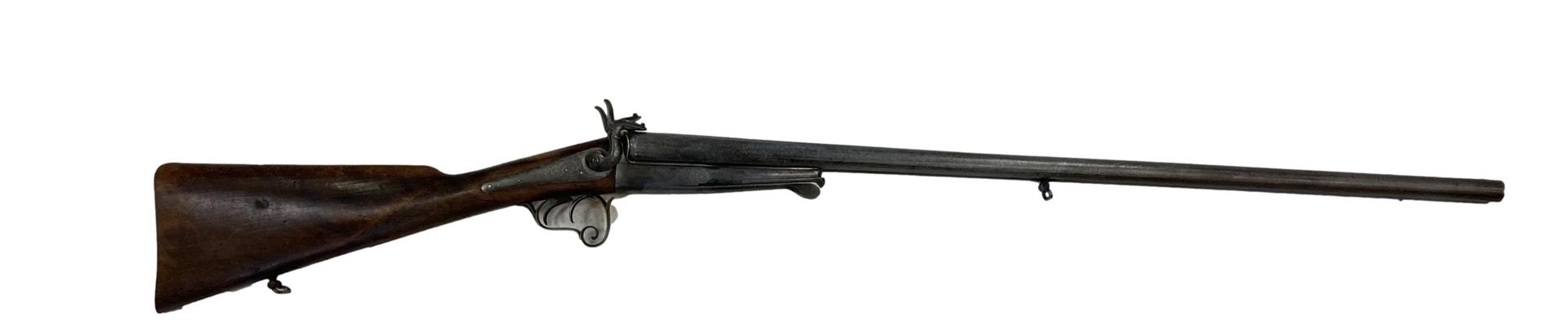Null Rifle stéphanois with external hammers for cartridges with pin.
With two ju&hellip;
