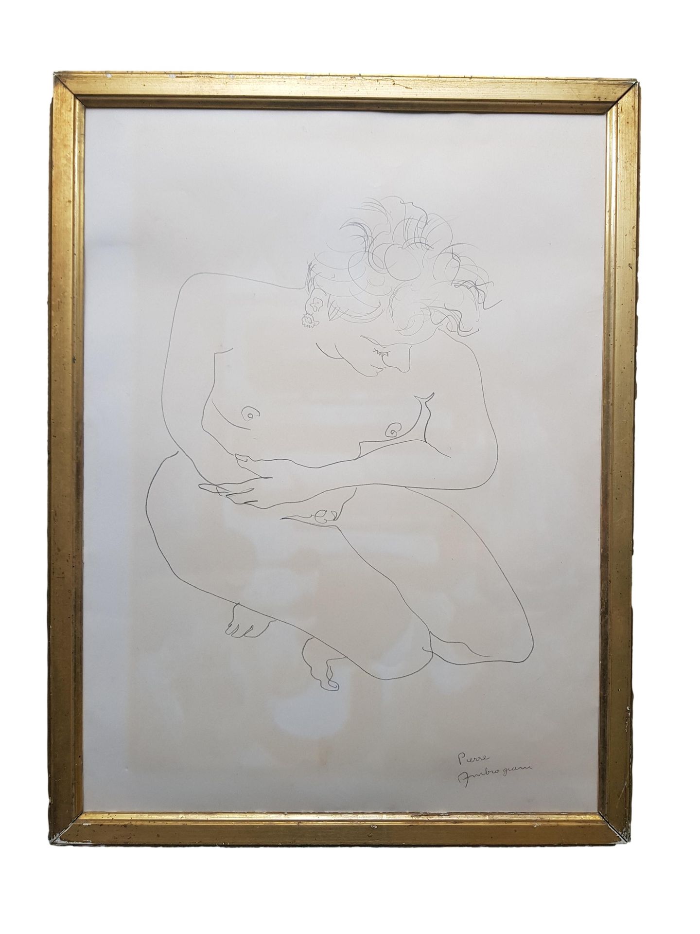 Null Pierre AMBROGIANI (1907-1985)
Nu féminin
Crayon. Signé en bas à droite
62x4&hellip;