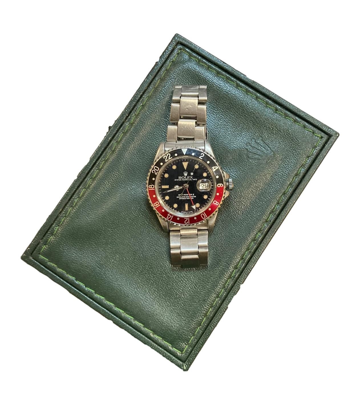 Null ROLEX
OYSTER PERPETUAL DATE/ GMT- MASTER II COKE REF.16710, circa 1995 Relo&hellip;
