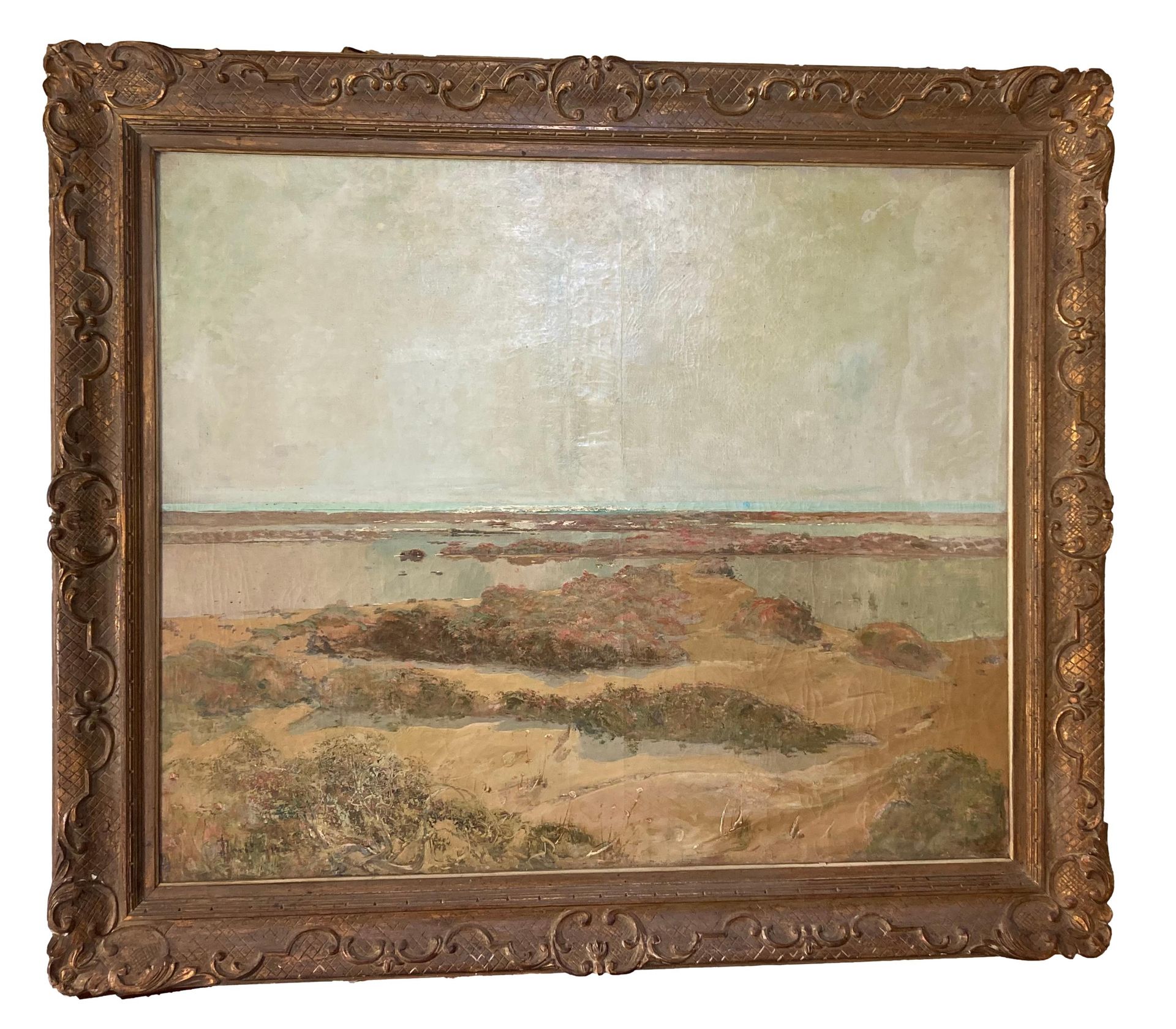 Null David GIRIN (1848-1917) 
Camargue
Huile sur toile. Signé en bas à gauche
10&hellip;