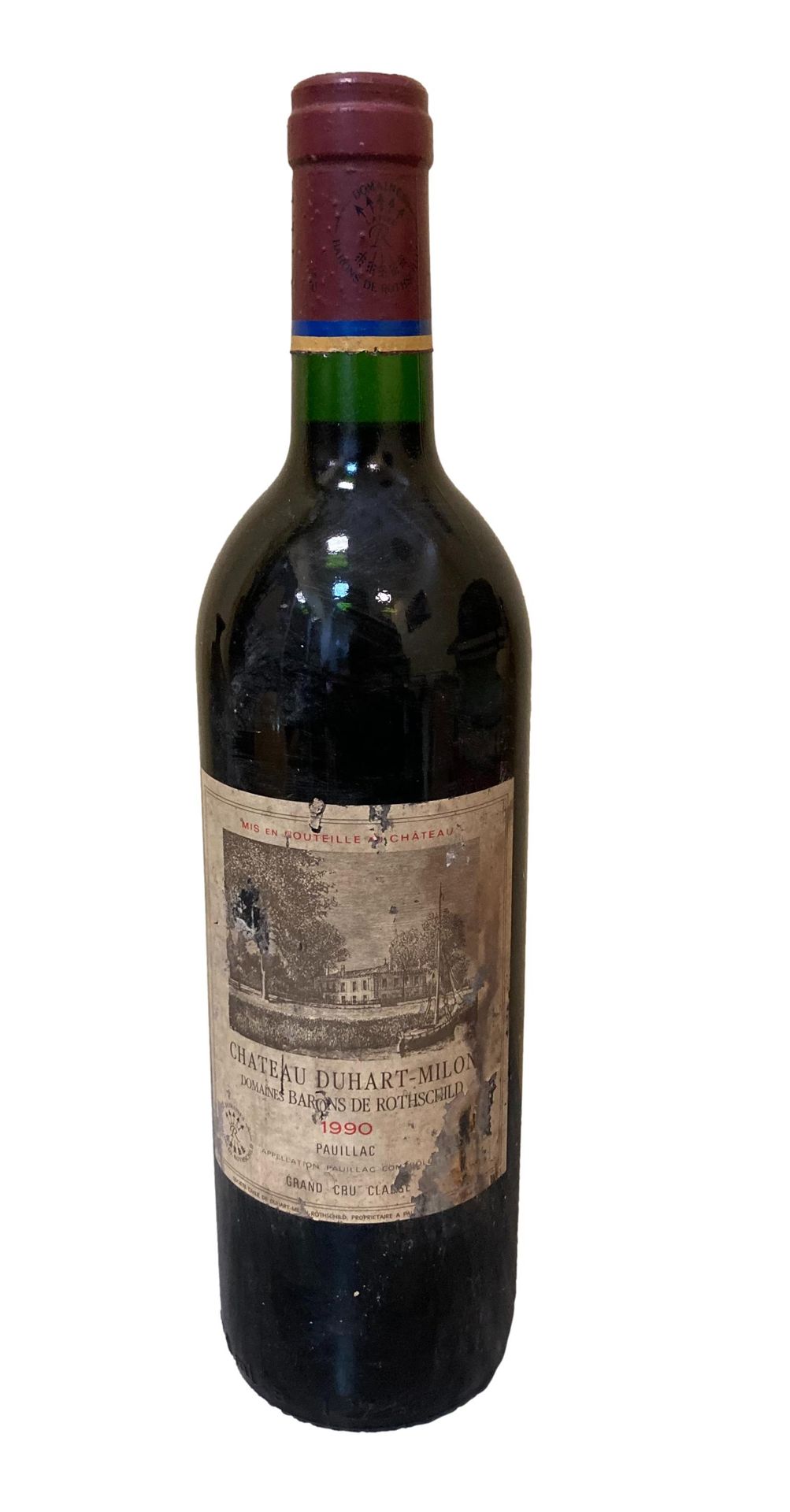 Null Château DUHART-MILON Pauillac 1990. 
1 bouteille
