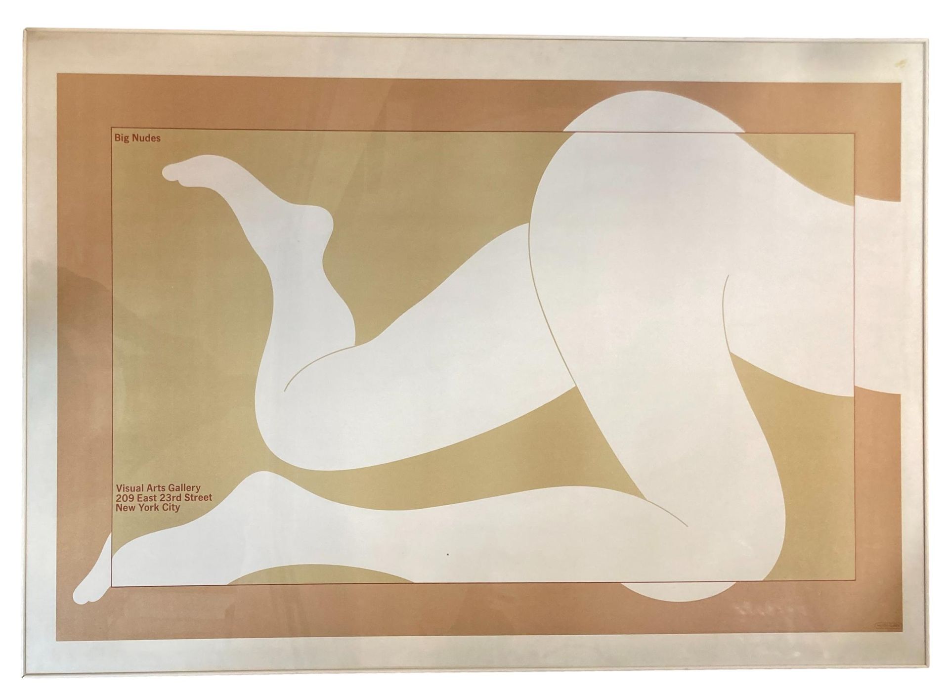 Null 米尔顿-格莱瑟（1929-2020）
"大裸体
原版海报，1968 年
61 x 94 厘米
状况良好
还包括 
ARMAN 1969 展览 Gele&hellip;