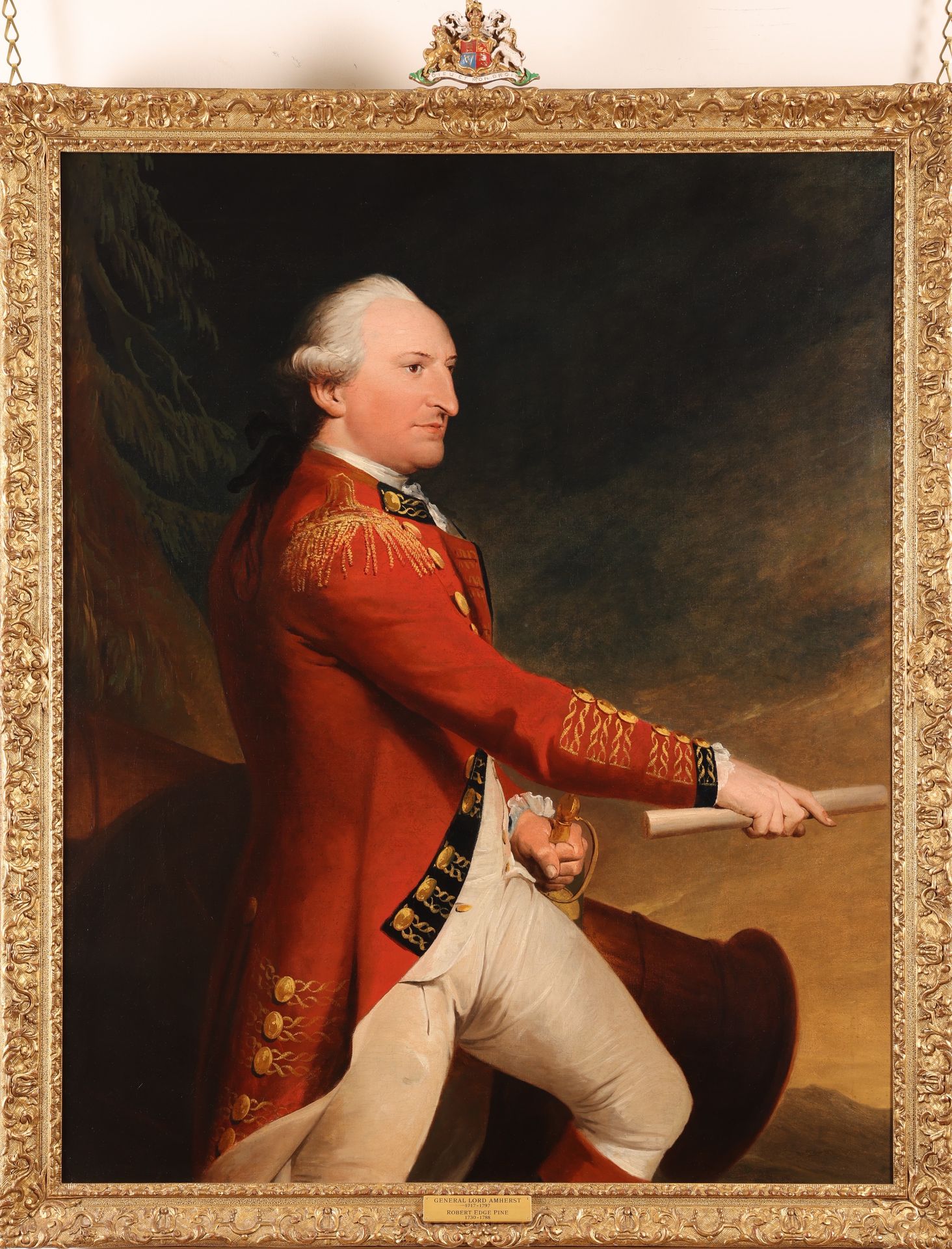 Pine, Robert Edge (1730-1788), 'Portrait of General Amherst,' (1764 (?)), Oil on&hellip;