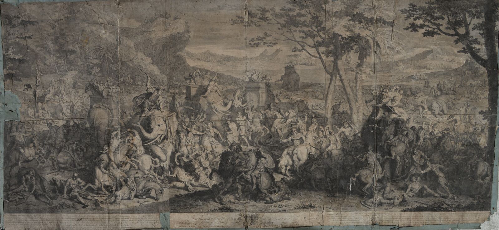 Null Bernard PICART (1673-1733)

The Battle of Alexander

Black engraving pasted&hellip;