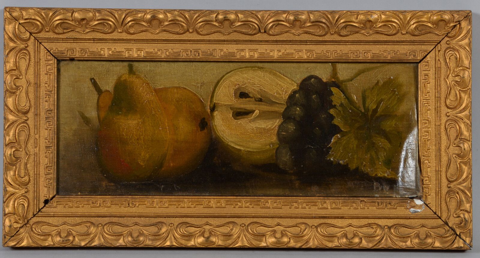 Null Modern School

Pears and grapes

Oil on canvas mounted on panel.

14.5 x 38&hellip;