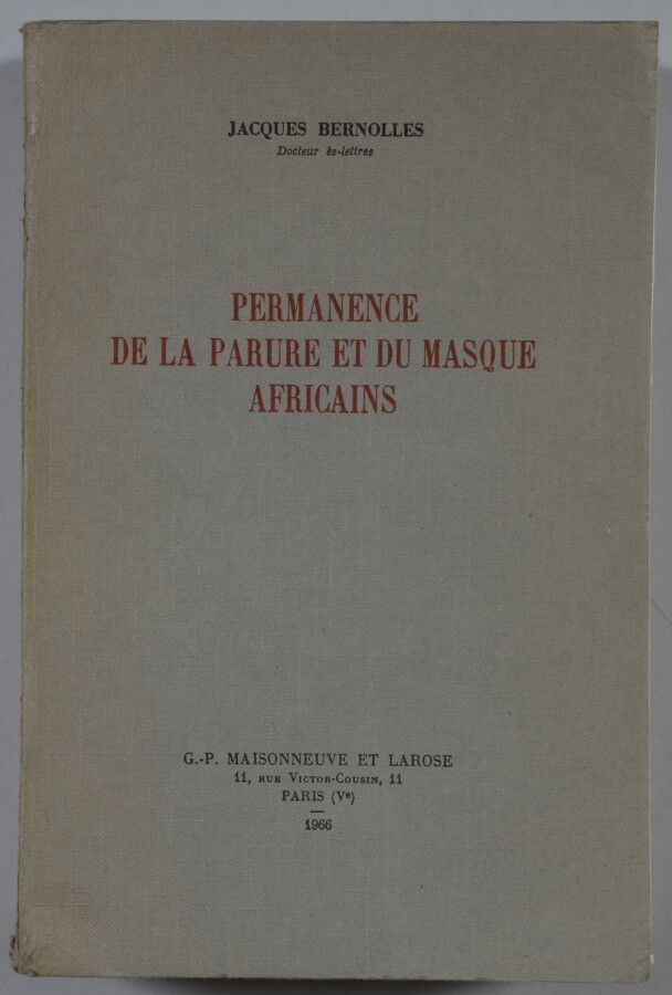 Null « PERMANENCE DE LA PARURE ET DU MASQUE AFRICAINS »

Jacques BERNOLLES, édit&hellip;