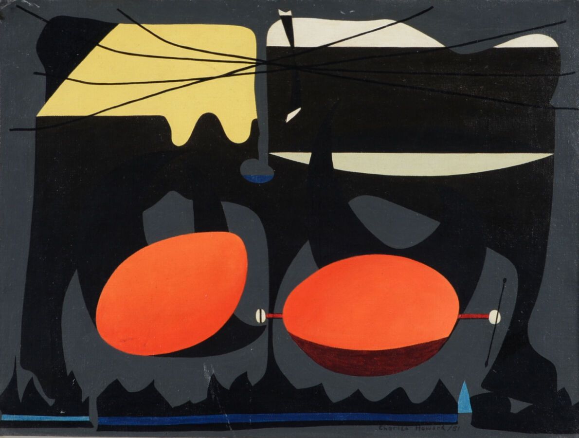 Null 
查尔斯-霍顿-霍华德(1899-1978)




"关于黑暗和光明的发展"，1951年




木板油画，右下方有签名和日期 "51"。




&hellip;