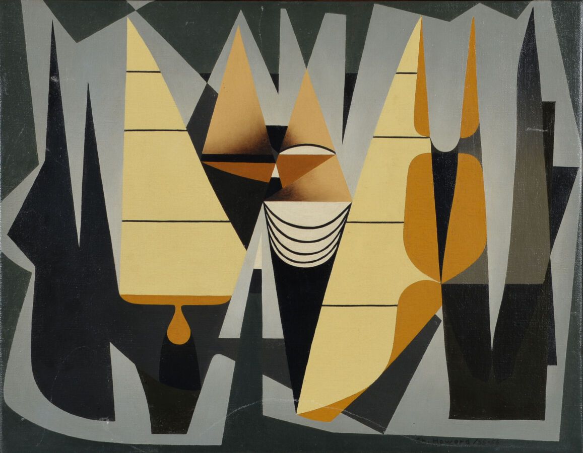 Null 查尔斯-霍顿-霍华德(1899-1978)

"托卡塔--（关于发展）"，1955-1956年

布面油画，右下方有签名和日期 "55-56"。

3&hellip;
