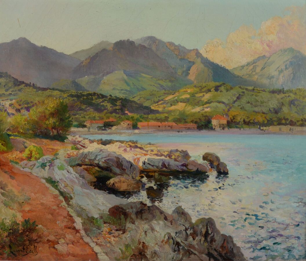 Null Laurent GSELL (1860-1944)
Baie au Cap Martin
Huile sur toile signée en bas &hellip;