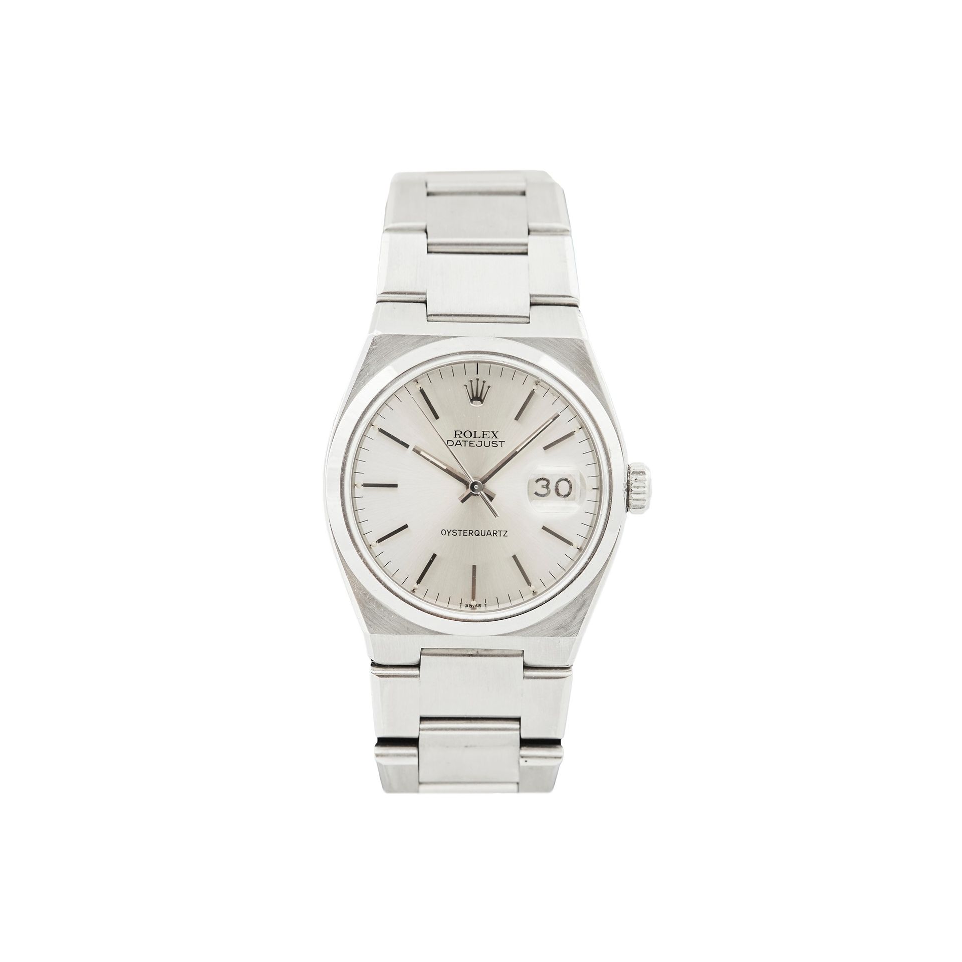 ROLEX 
Rolex Oyster Perpetual Date Just, men's stainless steel wristwatch. 




&hellip;